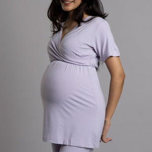 Lilac Maternity Top