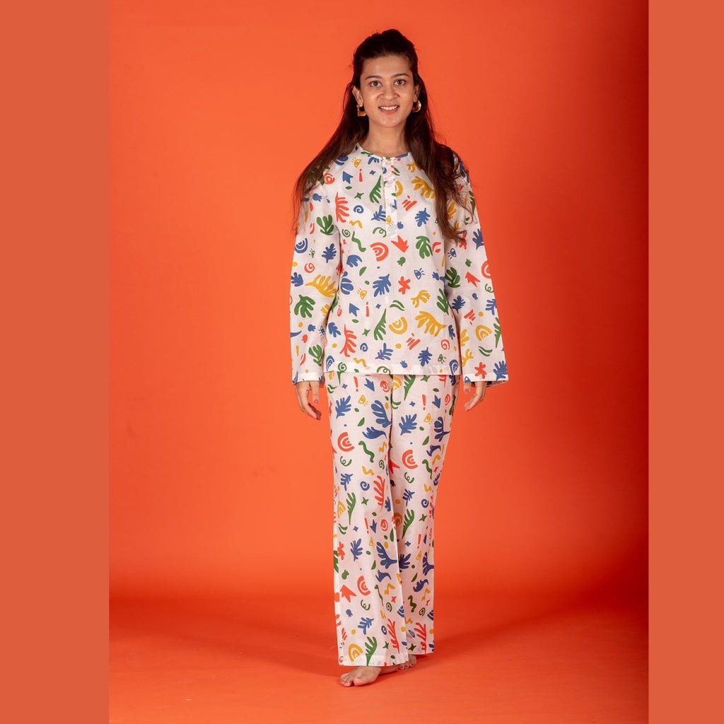 Matisse And The Music Of Colour - Mommy Pajama Set – Block Hop India