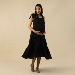 Black Bloom Dress