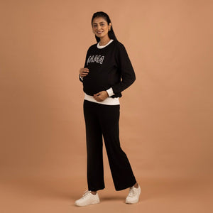 Black Retro Mama Sweatshirt