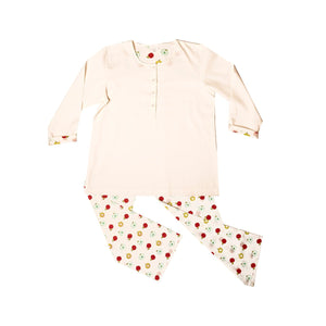 All you need is an Apple - Kids Pajama Set - Block Hop India