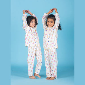 Ballerina: All I want to be! - Kids Organic Pajama Set - Block Hop India
