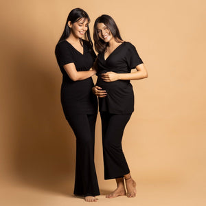 Black Maternity Co-ord Set