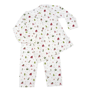 Organic Christmas Snuggle Mommy Pajama Set