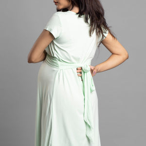 Lime Maternity Everyday Dress - Block Hop India