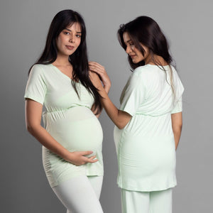 Lime Maternity Top