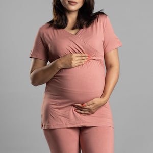 Old Rose Maternity Top